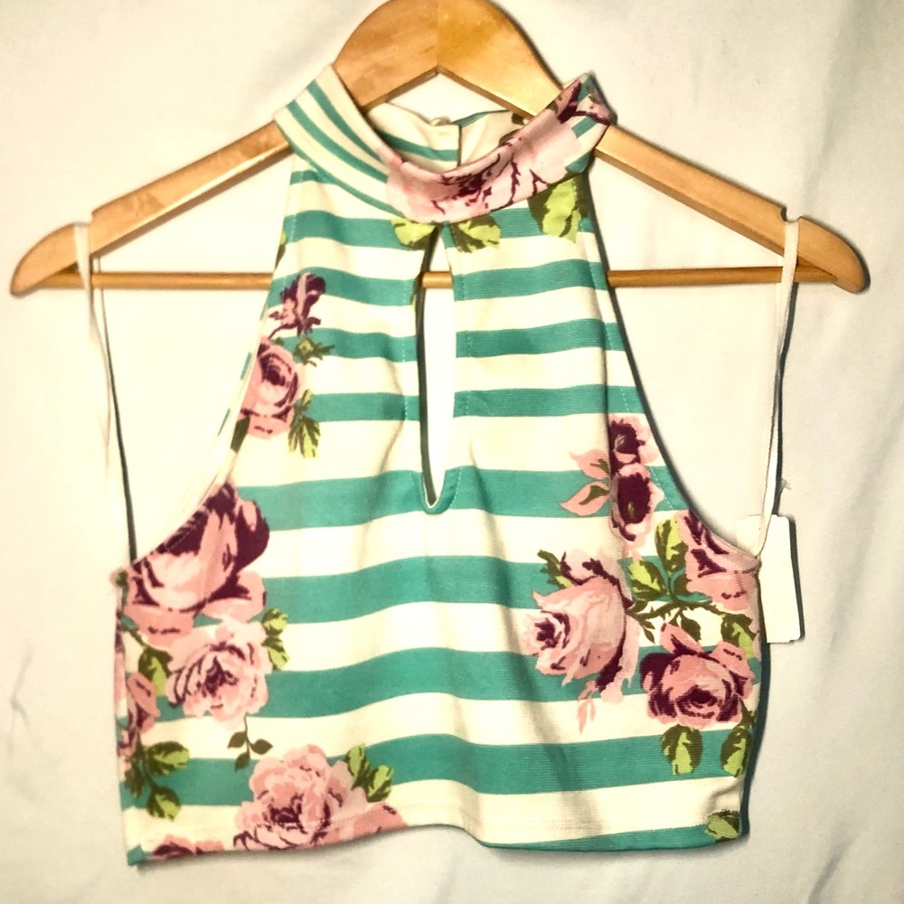 Floral Crop Top - Large